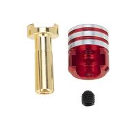 Montesy 4pcs Remote Control Car Heatsink Bullets Plugs and Grips for 1/10 Scale Models Aluminum Alloy Connectors Model Accessory