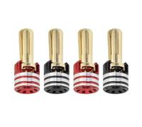 Montesy 4pcs Remote Control Car Heatsink Bullets Plugs and Grips for 1/10 Scale Models Aluminum Alloy Connectors Model Accessory