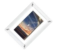 Montesy 5Inch Auto Rotating Digital Photo Frame With 1200mAh Battery And USB C Charging Acrylic Desktop Digital Picture Frame