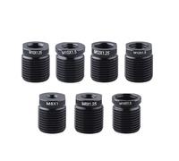 Montesy 7pcs Erosion Resistant Gear Shifts Adapter Set General Metal Construction Easy Car Modifications Upgrades General Shifts Knob Adapter