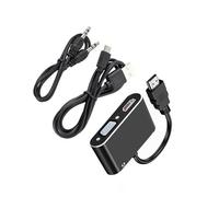 Montesy Aluminum VGA Adapter for Multiple Systems Sound Output 1080P Plug and Play Converter for Electronics Adapter