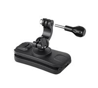 Montesy Backpack Strap Mount Quickly Clip Mount Attach Adjustable 360°Ball Head for Cameras Smartphones 80mm(Most) Width Strap