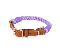Montesy Cotton Woven Dog Collar Comfortable Soft for Small Dogs Sturdy Design for Everyday Walks and Outdoor Activities