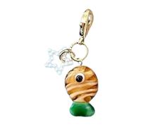 Montesy Crystal Fish Coin Purse Keychain with Closure for Women Girl Bag Accessories Jewelry Decoration