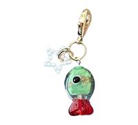 Montesy Crystal Fish Coin Purse Keychain with Closure for Women Girl Bag Accessories Jewelry Decoration