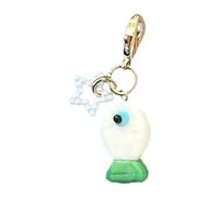 Montesy Crystal Fish Coin Purse Keychain with Closure for Women Girl Bag Accessories Jewelry Decoration