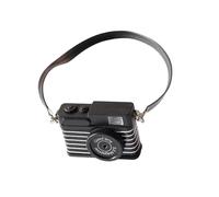 Montesy Detailed Miniature Camera Props with Simulation Button ABS Model Figure for Collector Doll House Decors Photography Doll House Decoration