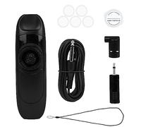 Montesy Electric Kazoos for Adults, 5 Flute Diaphragms, Adjustable Tone for Guitar, Ukulele, Violin, Piano, Black, Resin, ABS Material, Complete Accessories, Beginner Friendly