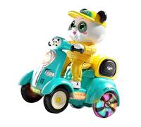 Montesy Moving Panda and Scooter Holiday Toy with Melodies Multicolor Creates Magical Christmas for Kids Light Up Panda Scooter Set