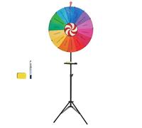 Montesy Multiple Piece Prize Spinner Set Physical Tap Stops Commercial Grade PVC Face Consistent Structure for Crowd Games Commercial Event Turn Wheel