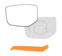 Montesy None Heated Side Mirroring Glass with Backing Plate Replacement High Transparency 95 Percent Fast Change Tool Less Installation Cold Climate Side Mirroring Glass