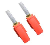 Montesy Pack of 2 High Efficiency Carbon Brushes for Vacuum and Floor Scrubbers Metal Construction Easy Installation