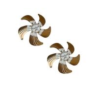 Montesy Pack of 2 Multifuntional Accessory Aluminum Standing Fan Leaf Replacement Spare Part Suitable for Fixing Your Fans