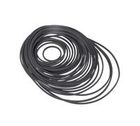 Montesy Pack Of 30 Tape Player Drive Belt Assortment Recorder Rubber Belts 1.2mm Width For Recorder Maintenance 30-135MM Fold