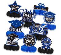 Montesy Pack Of 9 Graduation Season Cardboard Table Decorations For Parties And Celebration In Elegant Bright Color