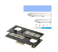 Montesy PCIE5.0 To NVME2.0 Expansion Card for 128Gbps Highly Speed Data Transfer Enhances Performances PCIE X4X8X16