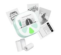 Montesy Portable Thermals Inkless Sticker Maker For Projects Study Note Memos With Multiple Phone Tablets T