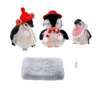 Montesy Realistic Squeeze Penguins Reborns Doll for Sensory Play Stress Relief Fun Penguins Toy for Kids Parenting Game