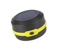 Montesy Solar Telescoping Camping Light USB Rechargeable Foldable Design 3 Brightness Modes 2200mAh Battery Outdoor Tent Light