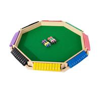 Montesy Wooden 8 Sided Color Flipping Board and 16 Unique Dices Set for Visual Stimulation and Interactive Game Fun Creative Imagination