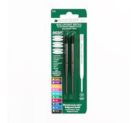 Monteverde Medium Ballpoint Soft Roll Refill for Parker Pens - Black (Pack of 2)