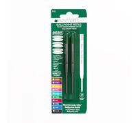 Monteverde Medium Ballpoint Soft Roll Refill for Parker Pens - Green (Pack of 2)