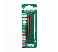 Monteverde Medium Ballpoint Soft Roll Refill for Parker Pens - Red (Pack of 2)