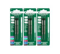 Monteverde Capless Ceramic Gel Refill To Fit Parker BP Pens - Fine Black (P423BK)