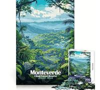 Monteverde Cloud Forest Reserve, Costa Rica 1000-piece Puzzle for Adults Intellectual Fun Peaceful Recreation Fine Cut Creative Gift size 38x26cm