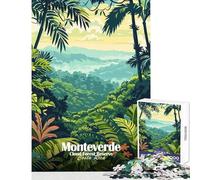 Monteverde Cloud Forest Reserve, Costa Rica for Adults 1000 Piece Puzzle Train Logical Thinking And Problem-solving Relaxing Stress Free Enjoyment (38x52cm)