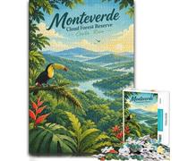Monteverde Cloud Forest Reserve, Costa Rica Jigsaw Puzzle, 1000 Pieces | Puzzle for Adults - festive puzzle present with solo or shared puzzle time.