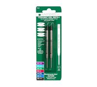 Monteverde Fine Point Capless Gel Refill for Parker Ballpoint Pens - Black (Pack of 2)