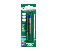 Monteverde Fine Point Capless Gel Refill for Parker Ballpoint Pens - Blue (Pack of 2)