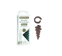 Monteverde G305MS 12 Standard Ink Cartridges - Moonstone