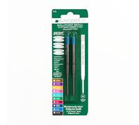 Monteverde Medium Ballpoint Soft Roll Refill for Parker Pens - Turquoise (Pack of 2)