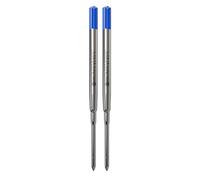 Monteverde Medium Point Ballpoint Soft Roll Refill for Sheaffer Ballpoint Pens - Blue (Pack of 2)