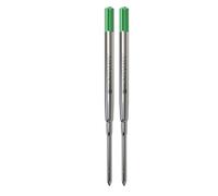 Monteverde Medium Point Ballpoint Soft Roll Refill for Sheaffer Ballpoint Pens - Green (Pack of 2)