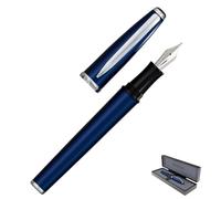 Monteverde MV59621 Broad Aldo Domani Fountain Pen - Blue