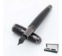 Monteverde Super Mega Carbon Fiber/gunmetal trim Fountain Pen - B