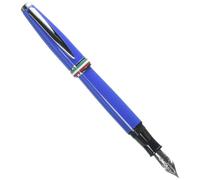 MONTEVERDE USA Aldo Domani Italia Fountain Pen (Exotic Blue) - Omniflex - Luxury Pen for Men & Women, Office, Business, School, Gift