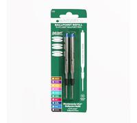 Monteverde USA Soft Ballpoint Pen Refills to Fit Lamy Ballpoint Pens, Blue Ink, Medium Point, Vibrant Writing, 2 Pack