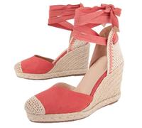 Montevita Balenci8 Women's Wedge Espadrille 102980, orange, 5 UK