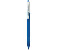 Montex 5 x 0.7mm Ball Point Pens ClipKnock BLUE Retractable Smooth Ball Pens