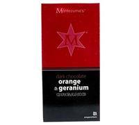 Montezuma’s | Dark Choc, Geranium & Orange | 12 x 100G