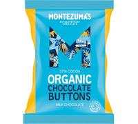 Montezuma's 37% Cocoa, Organic Milk Chocolate Buttons, Gluten Free, 120g Bag