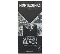 Montezuma's Absolute Black 100% Cocoa Bar 4 X 90 Grams