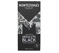 Montezuma's Absolute Black 100% Cocoa Dark Chocolate Bar 90g X 24