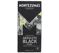 Montezuma's | Absolute Black- Almonds C/Nibs | 1 x 90g