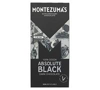 Montezuma's - Absolute Black Dark Chocolate 100% Cocoa Bar - 100g (Pack of 5)