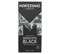 Montezuma's - Absolute Black Dark Chocolate 100% Cocoa Bar - 100g (Pack of 9)